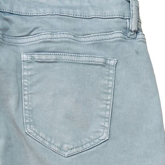 Buffalo David Bitton Havana high-rise soft stretch ankle pant light blue jeans 1 - Picture 5 of 10